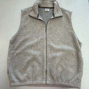 Vintage Columbia Sportswear Made in USA Sherpa texture Vest Men's Large